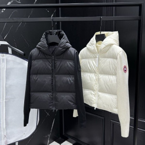 CANADA GOOSE 캐나다구스 25127 여성 하이브릿지 후드 다운 패딩 가디건