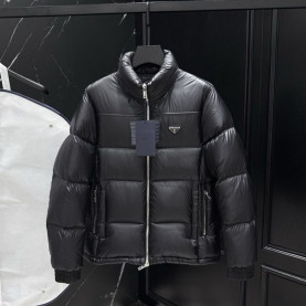 PRADA 프라다 25110 파이핑 다운 패딩