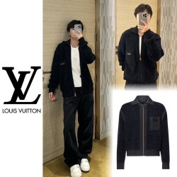 LOUIS VUITTON 루이비통 지퍼드 텍스처드 오버셔츠(수입) 2COLOR